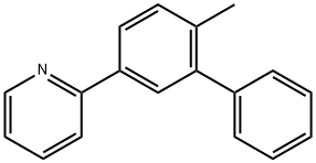 Pyridine, -(6-methyl[1,1'-biphenyl]-3-yl)-C11H9N Struktur