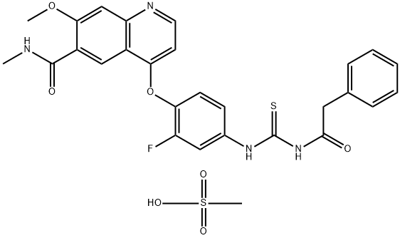 TAS-115 Methanesulfonic acid salt Struktur