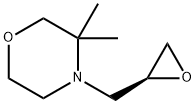 Morpholine, 3,3-dimethyl-4-[(2S)-2-oxiranylmethyl]- Struktur