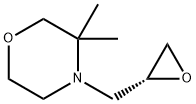 Morpholine, 3,3-dimethyl-4-[(2R)-2-oxiranylmethyl]- Struktur