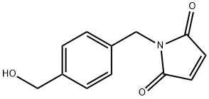 1H-Pyrrole-2,5-dione, 1-[[4-(hydroxymethyl)phenyl]methyl]- Struktur