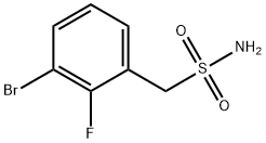 Benzenemethanesulfonamide, 3-bromo-2-fluoro- Struktur