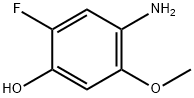 Phenol, 4-amino-2-fluoro-5-methoxy- Struktur