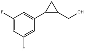 (2-(3，5-difluorophenyl)cyclopropyl)methanol Struktur