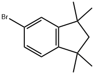 5-bromo-1,1,3,3-tetramethyl-2,3-dihydro-1H-indene Struktur