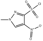 1H-Pyrazole-3-sulfonyl chloride, 1-methyl-4-nitro- Struktur