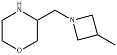 Morpholine, 3-[(3-methyl-1-azetidinyl)methyl]- Struktur