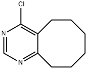 4-chloro-5,6,7,8,9,10-hexahydrocycloocta[d]pyrimidine Struktur