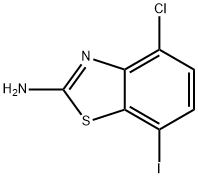 4-chloro-7-iodo-1,3-benzothiazol-2-amine Struktur