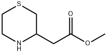 3-Thiomorpholineacetic acid, methyl ester Struktur