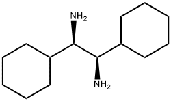 (1R,2R)-1,2-dicyclohexylethane-1,2-diamine Struktur