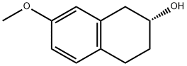 2-Naphthalenol, 1,2,3,4-tetrahydro-7-methoxy-, (2R)- Struktur