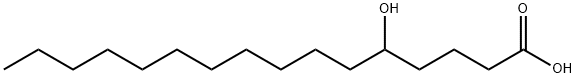 5-hydroxy-hexadecanoic acid Struktur