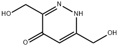 4(1H)-Pyridazinone, 3,6-bis(hydroxymethyl)- Structure