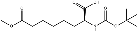 anedioic acid, 2-[[(1,1-diMethylethoxy)carbonyl]aMino]-, 8-Methyl ester Struktur