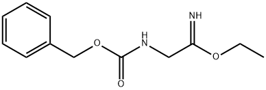 Ethanimidic acid, 2-[[(phenylmethoxy)carbonyl]amino]-, ethyl ester Struktur