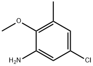 Benzenamine, 5-chloro-2-methoxy-3-methyl- Struktur