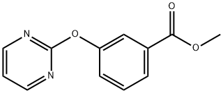 Methyl 3-(pyrimidin-2-yloxy)benzoate Struktur