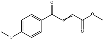 2-Butenoic acid, 4-(4-methoxyphenyl)-4-oxo-, methyl ester Struktur