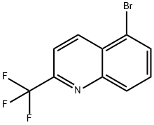 5-bromo-2-(trifluoromethyl)quinoline Struktur