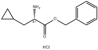 S-3-Cyclopropylalanine phenylmethyl ester hydrochloride Struktur