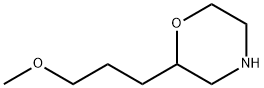 Morpholine, 2-(3-methoxypropyl)- Struktur