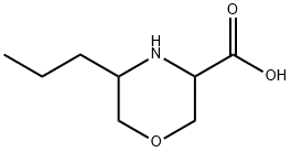 3-Morpholinecarboxylic acid, 5-propyl Struktur