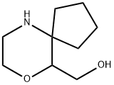 9-Oxa-6-azaspiro[4.5]decane-10-methanol Struktur