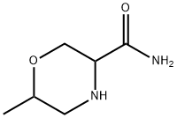 3-Morpholinecarboxamide, 6-methyl- Struktur