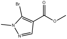 methyl 5-bromo-1-methyl-1H-pyrazole-4-carboxylate Struktur