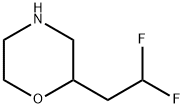 Morpholine,2-(2,2-difluoroethyl)- Struktur