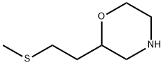 Morpholine, 2-[2-(methylthio)ethyl]- Struktur