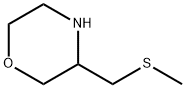 Morpholine, 3-[(methylthio)methyl]- Struktur