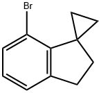 Spiro[cyclopropane-1,1'-[1H]indene], 7'-bromo-2',3'-dihydro- Struktur