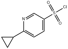 3-Pyridinesulfonyl chloride, 6-cyclopropyl- Struktur