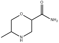 2-Morpholinecarboxamide, 5-methyl- Struktur