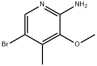 2-Pyridinamine, 5-bromo-3-methoxy-4-methyl- Struktur