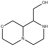 Pyrazino[2,1-c][1,4]oxazine-9-methanol, octahydro Struktur