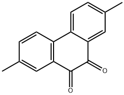 9,10-Phenanthrenedione, 2,7-dimethyl- Struktur