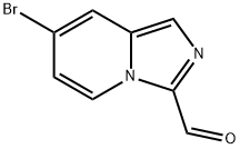 7-bromoimidazo[1,5-a]pyridine-3-carbaldehyde Struktur