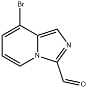 8-bromoimidazo[1,5-a]pyridine-3-carbaldehyde Struktur