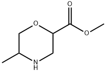 2-Morpholinecarboxylicacid,5-methyl-,methylester Struktur