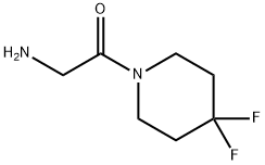 2-amino-1-(4,4-difluoropiperidin-1-yl)ethan-1-one Struktur