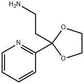 2-[2-(pyridin-2-yl)-1,3-dioxolan-2-yl]ethan-1-amine Struktur