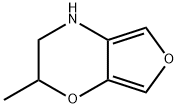 2H-Furo[3,4-b]-1,4-oxazine,3,4-dihydro-2-methyl- Struktur