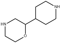 Morpholine,2-(4-piperidinyl)- Struktur