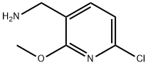 3-Pyridinemethanamine, 6-chloro-2-methoxy- Struktur