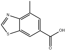 4-methyl-1,3-benzothiazole-6-carboxylic acid Struktur