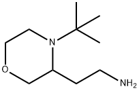 3-Morpholineethanamine, 4-(1,1-dimethylethyl)- Struktur