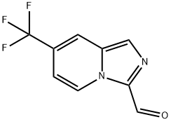 7-(trifluoromethyl)imidazo[1,5-a]pyridine-3-carbaldehyde Struktur